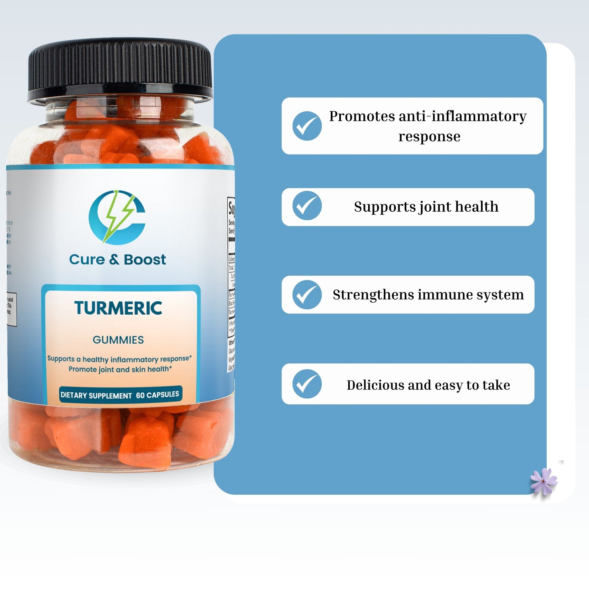Turmeric Gummies with Black Pepper Extract